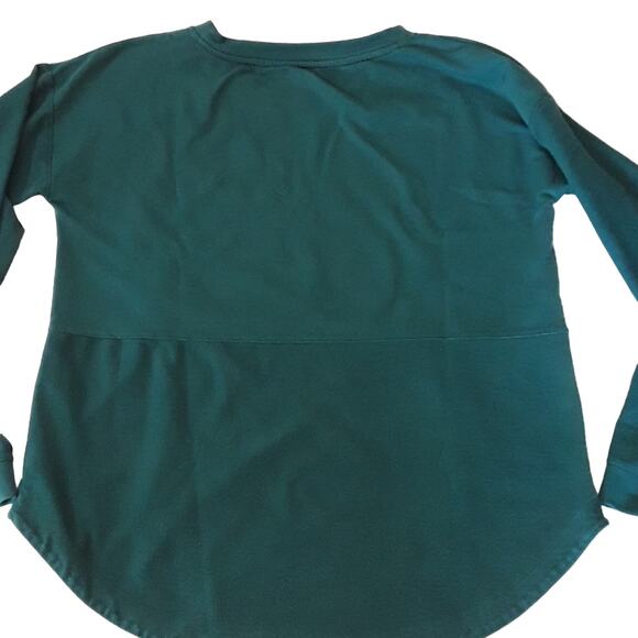 Zelos Womens Sz L Hunter Green Lightweight Long Sleeve Sweatshirt - Picture 2 of 10